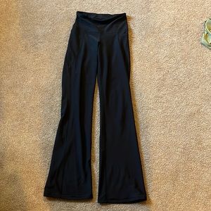 Black flare leggings